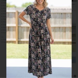 Vintage Liberty House Patchwork Floral Jumper – Made in Hawaii | Size M (est.)